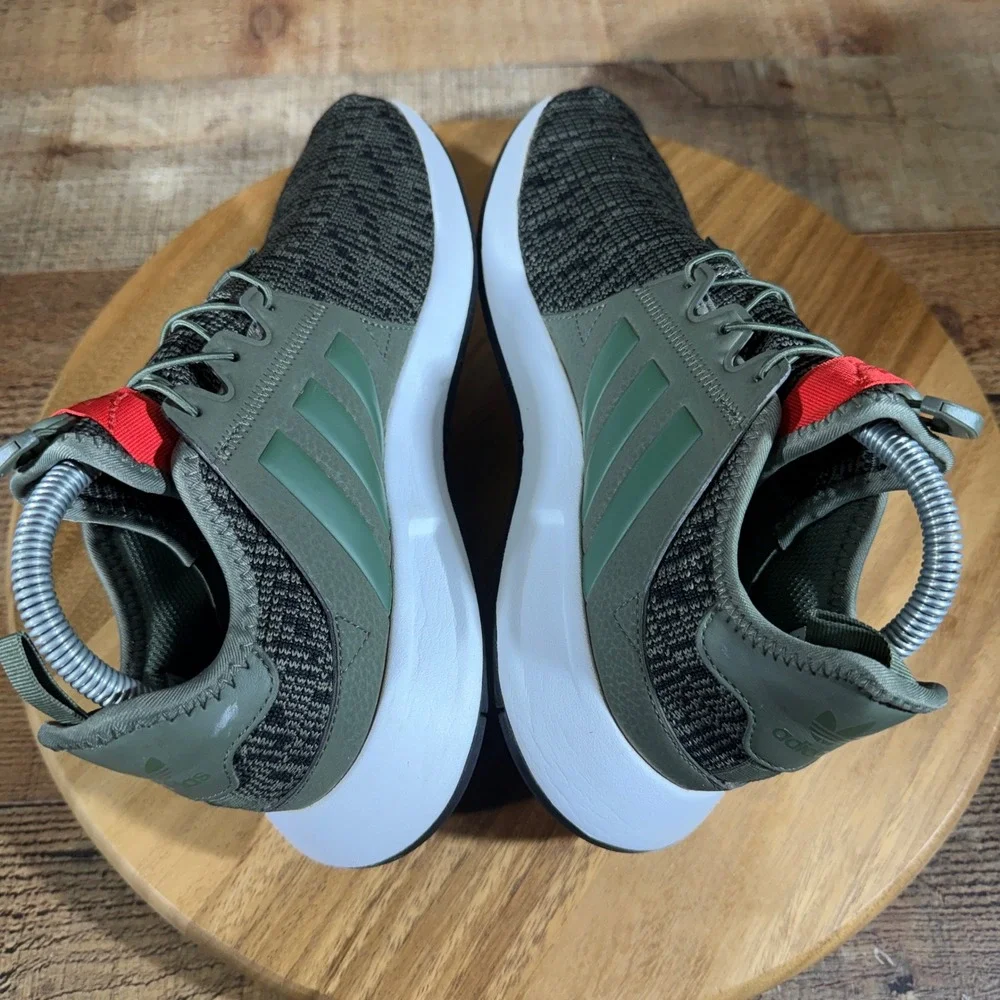 Adidas Sneakers Mens 6.5 Army Green Running Originals X_PLR CP9796 Knit Trainers